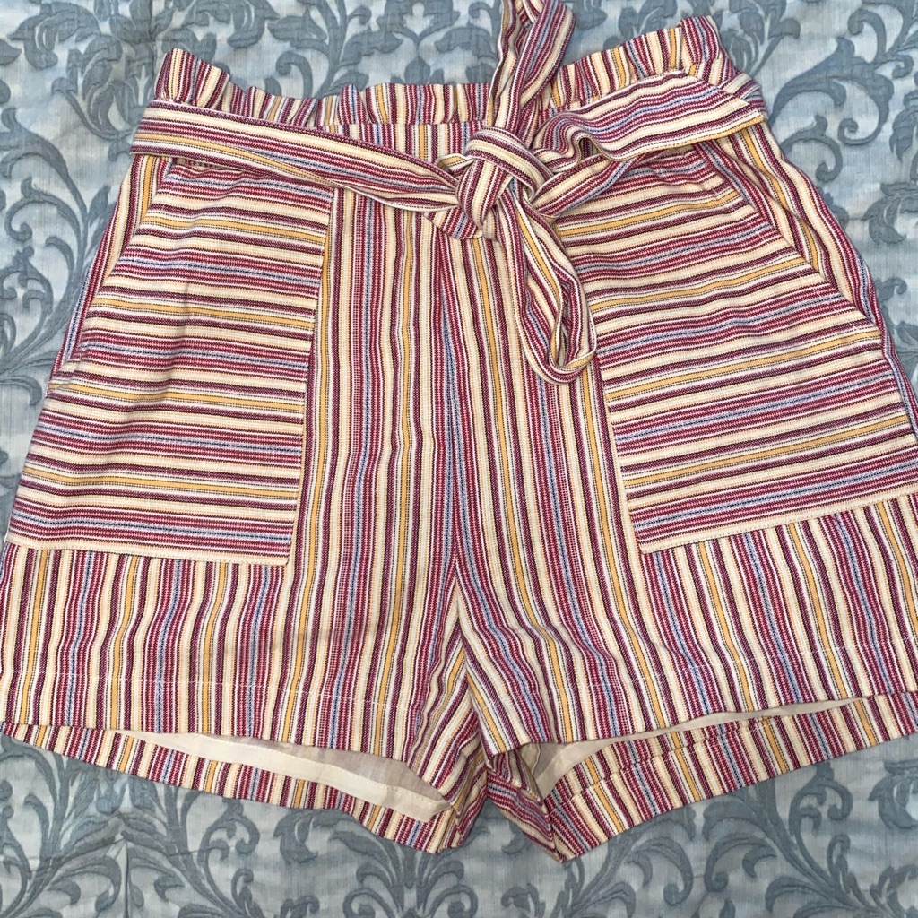 Miami Brand Striped Shorts Francescas Collection